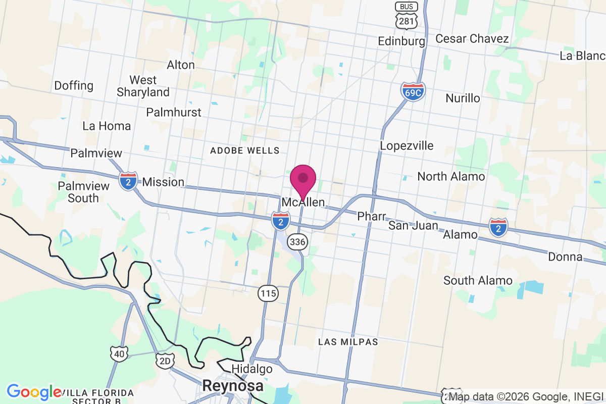 McAllen map