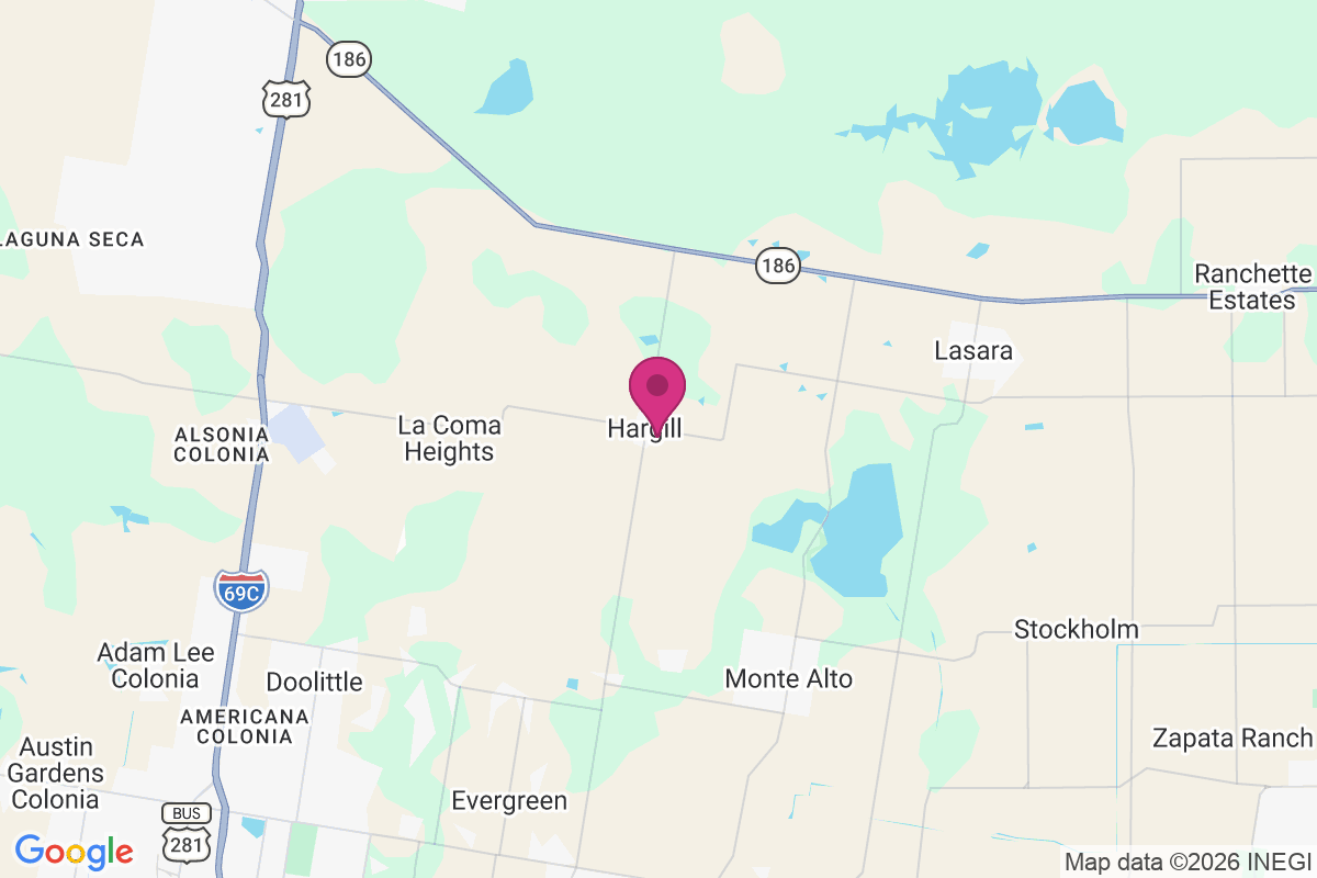 Hargill map