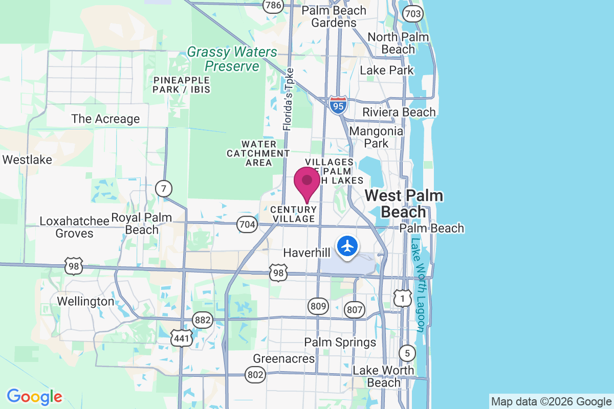 Cypress Lakes map