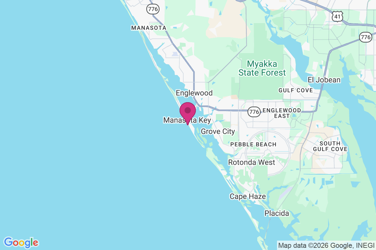 Punta Gorda Beach map