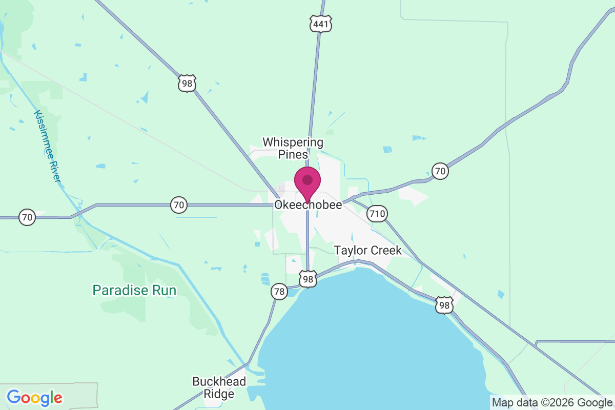 Okeechobee map