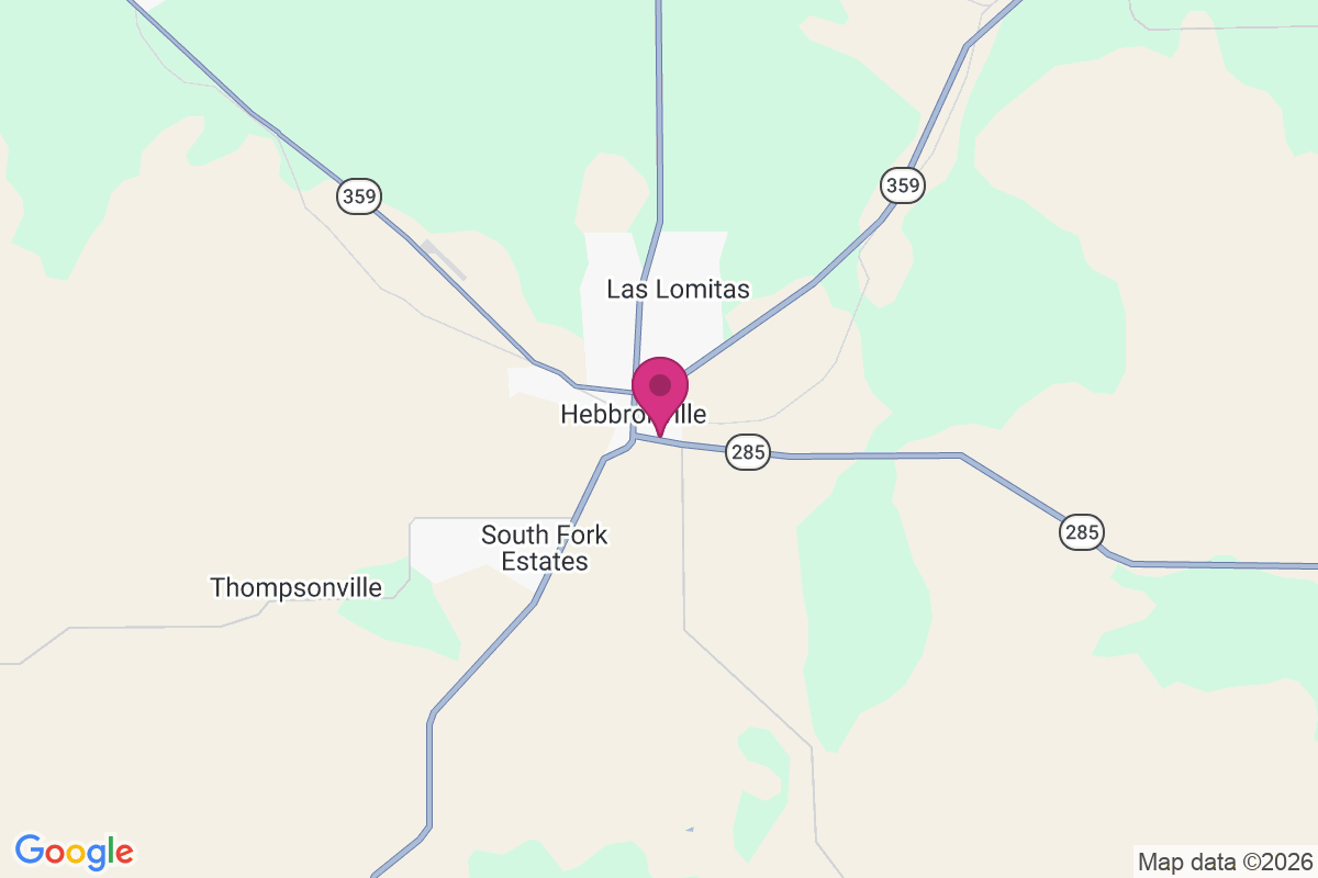 Hebbronville map
