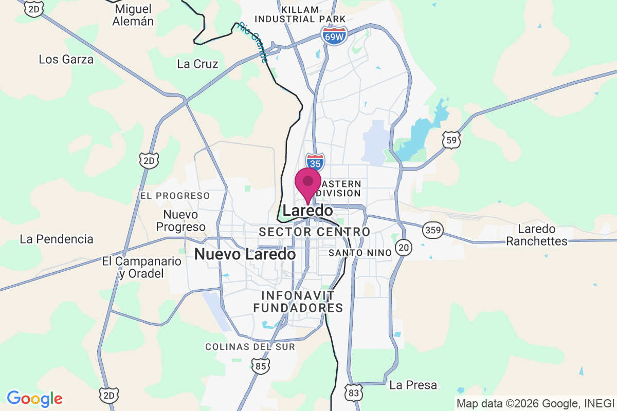 Laredo map