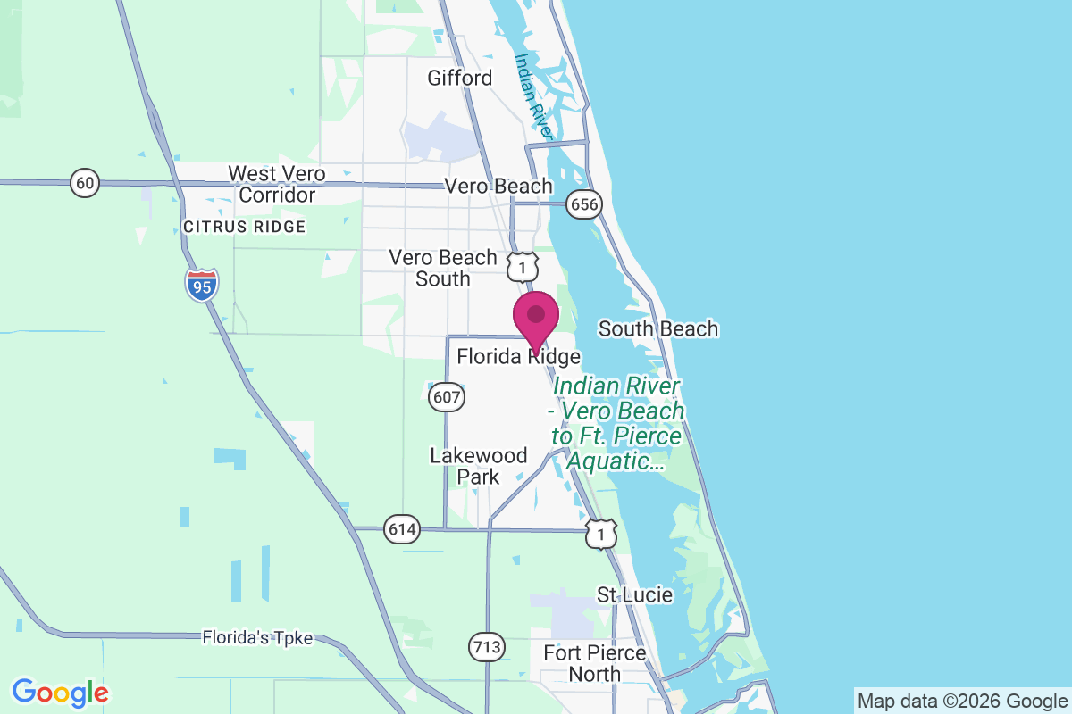 Florida Ridge map