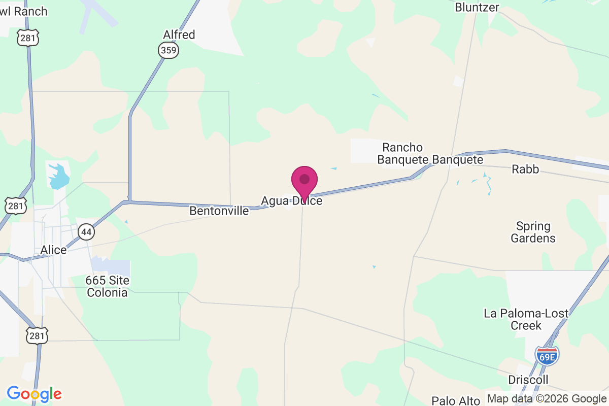 Agua Dulce map