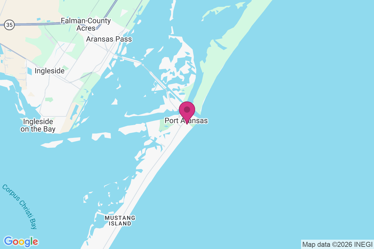 Port Aransas map