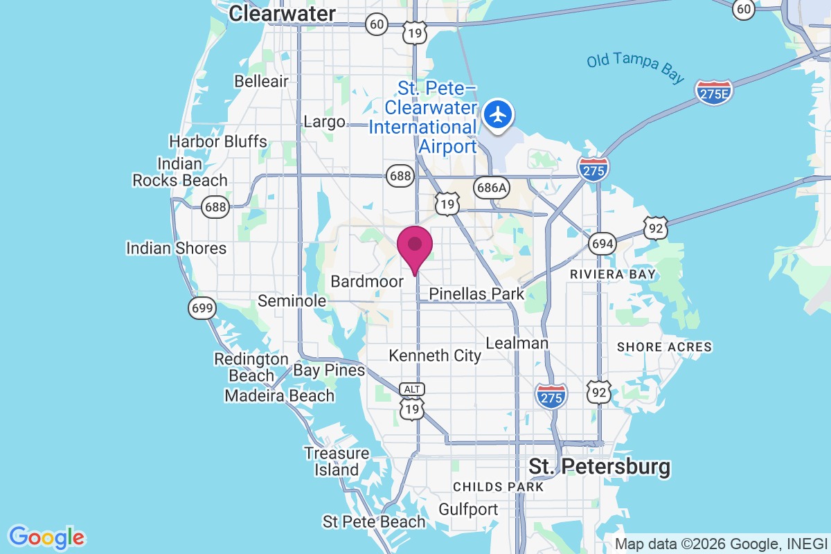 Cross Bayou map