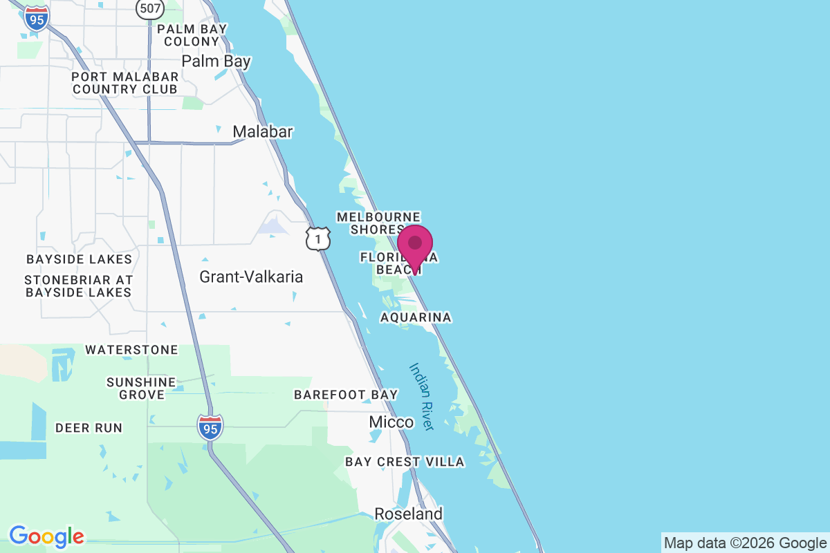 Floridana Beach map