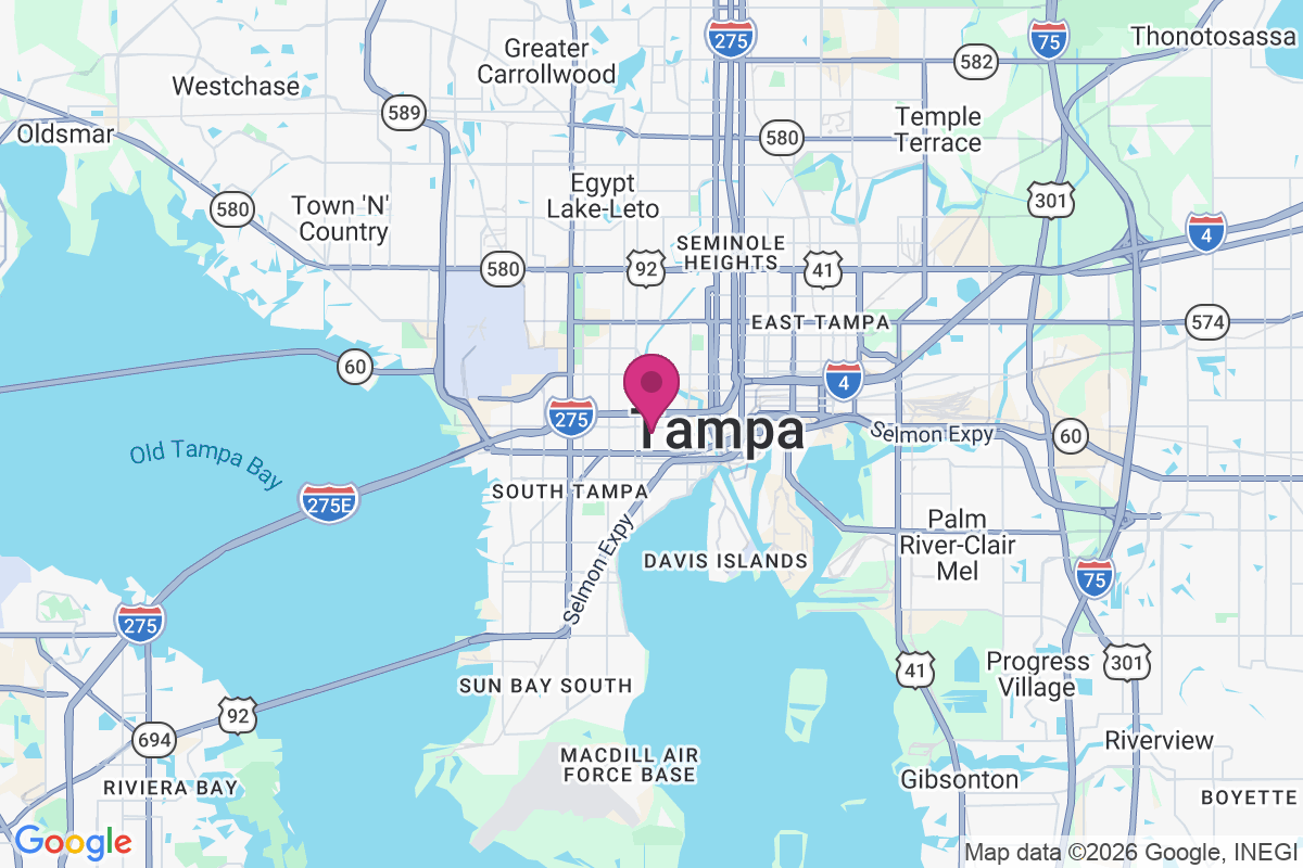 West Tampa map
