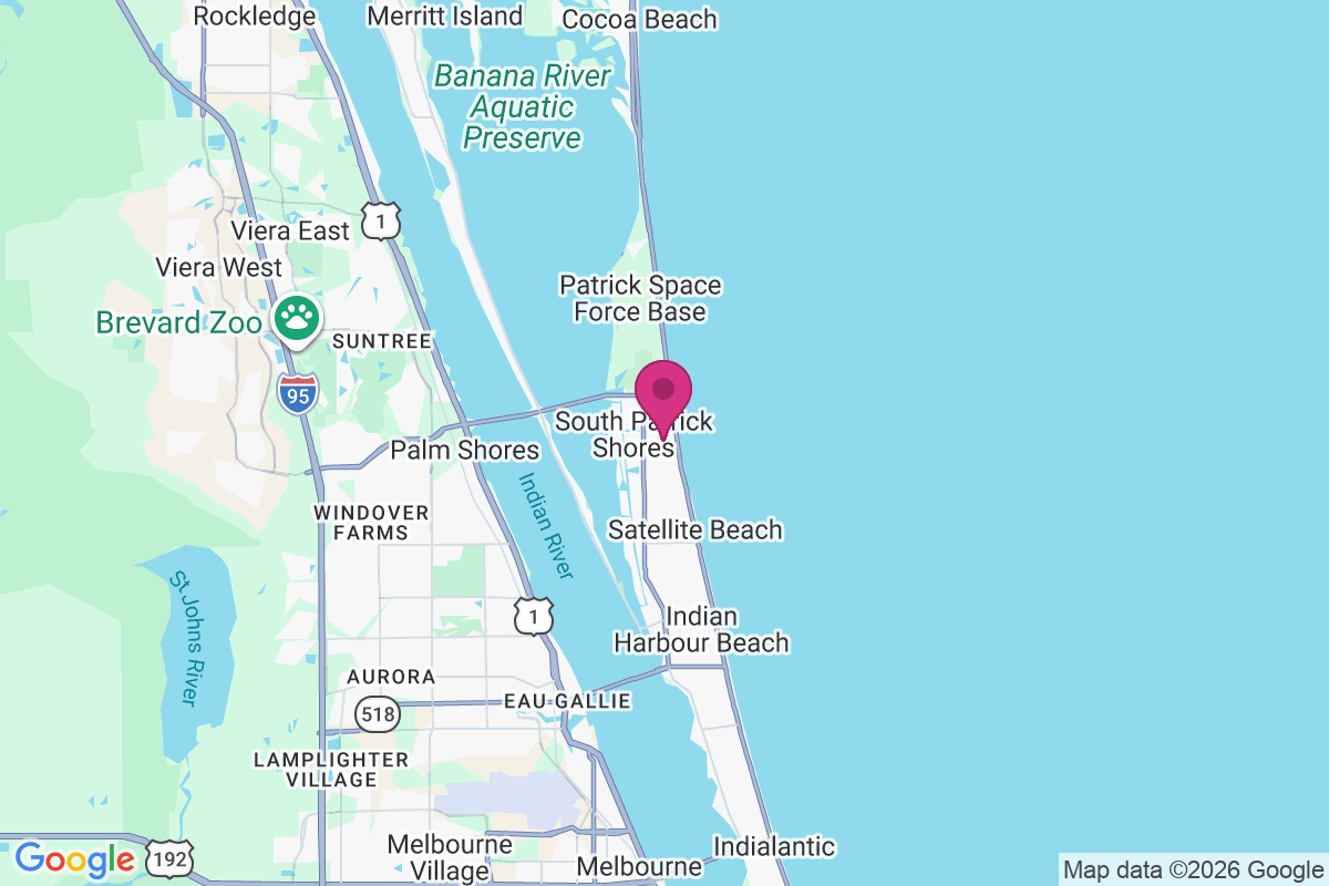 South Patrick Shores map