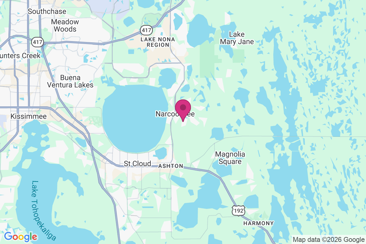 Narcoossee map
