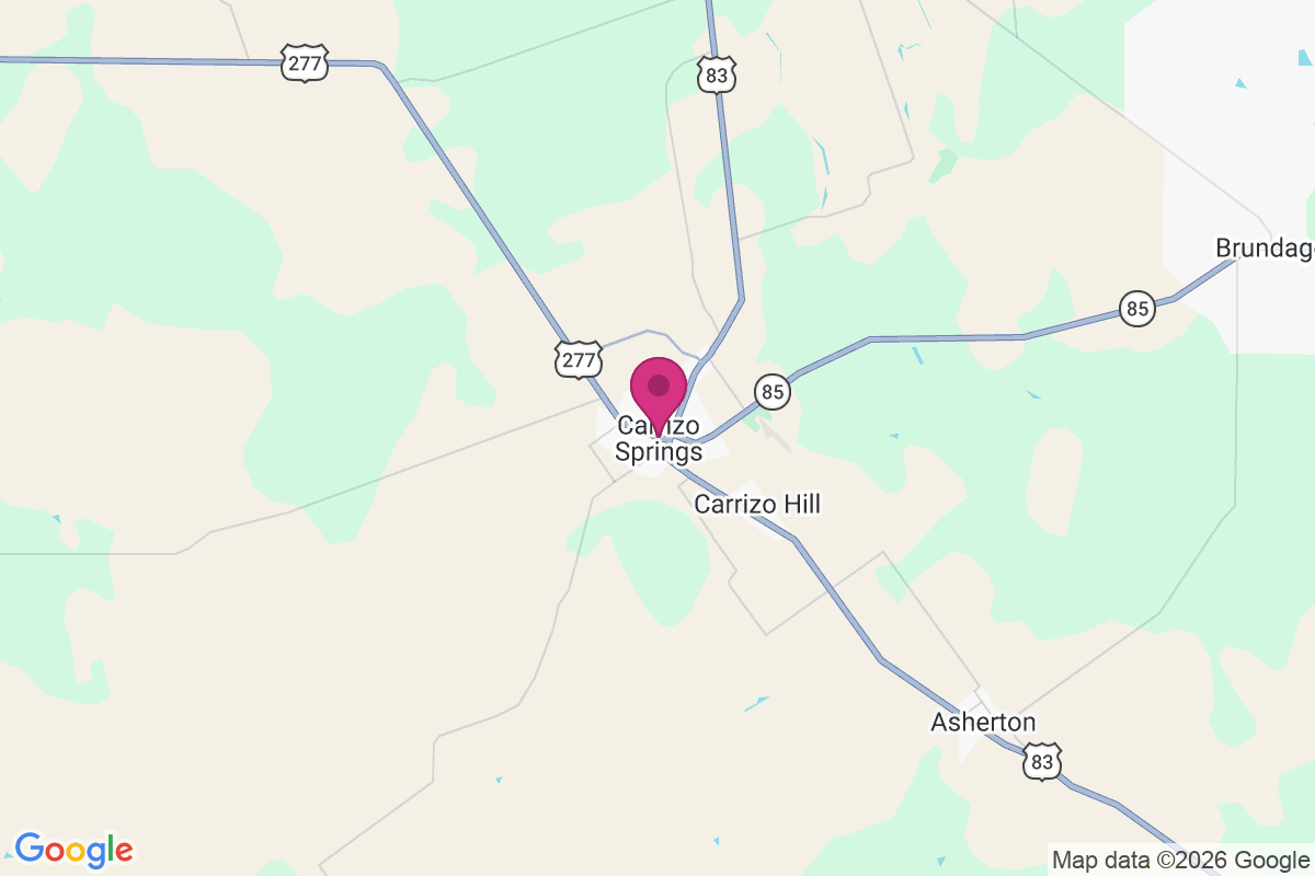 Carrizo Springs map
