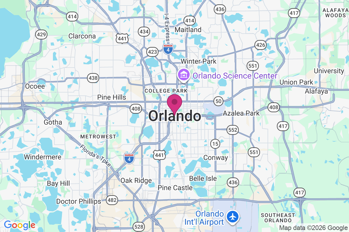 Orlando map