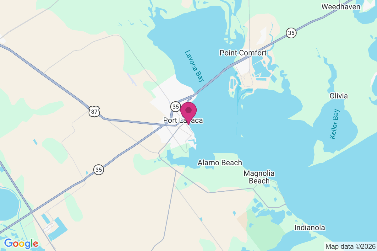 Port Lavaca map