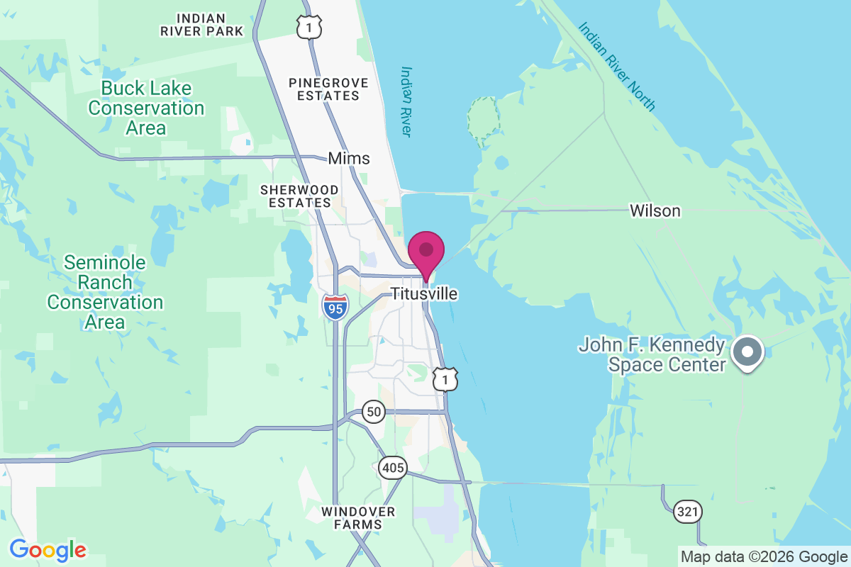 Titusville map