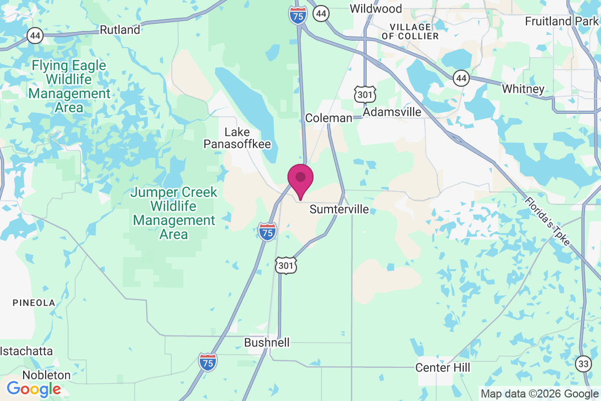 Lake Panasoffkee map