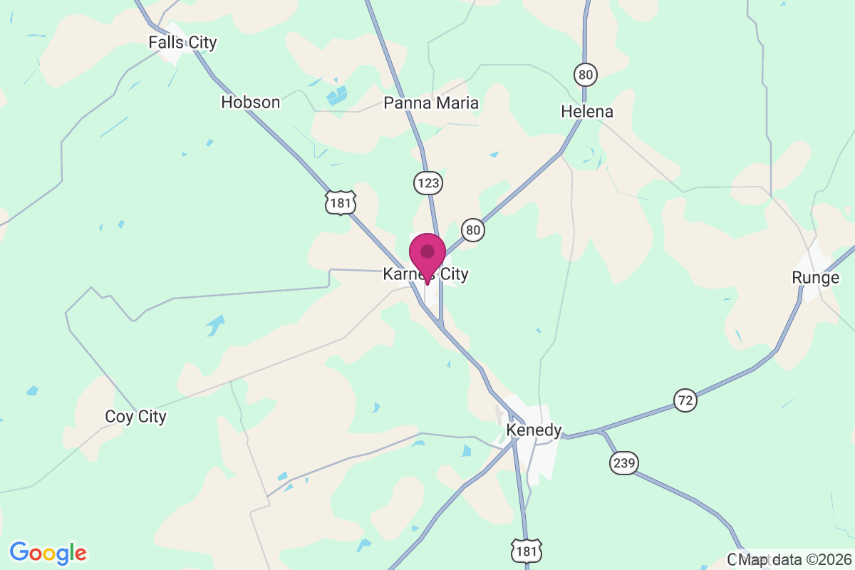 Karnes City map