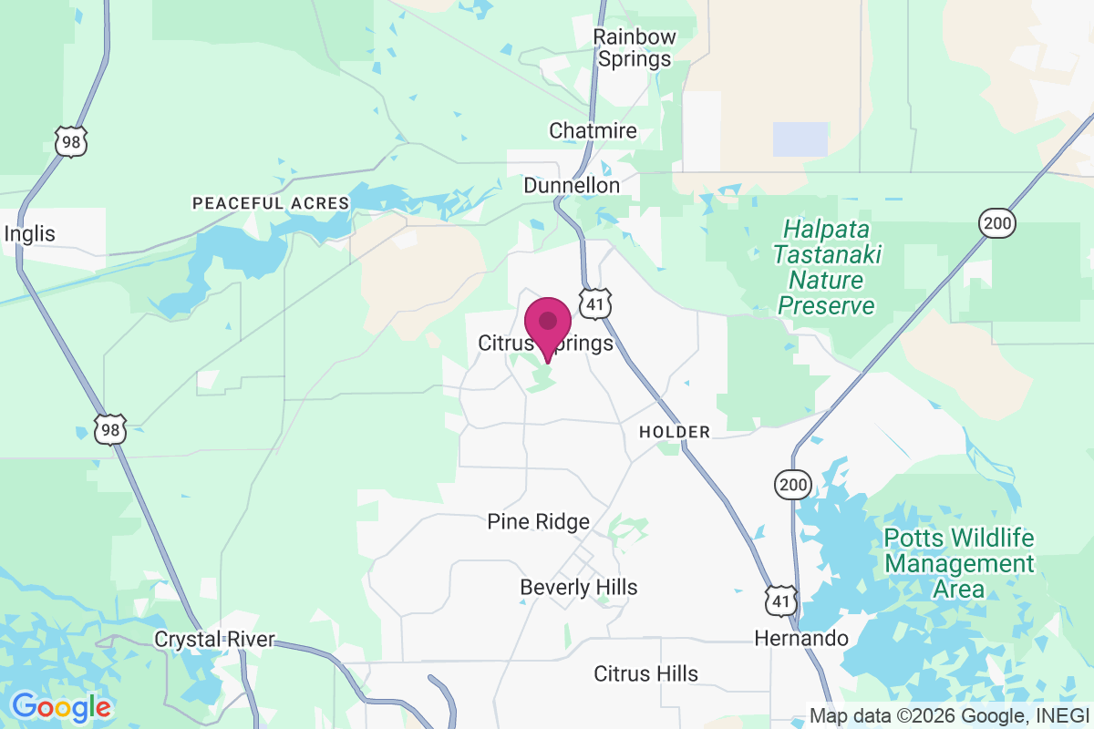 Citrus Springs map