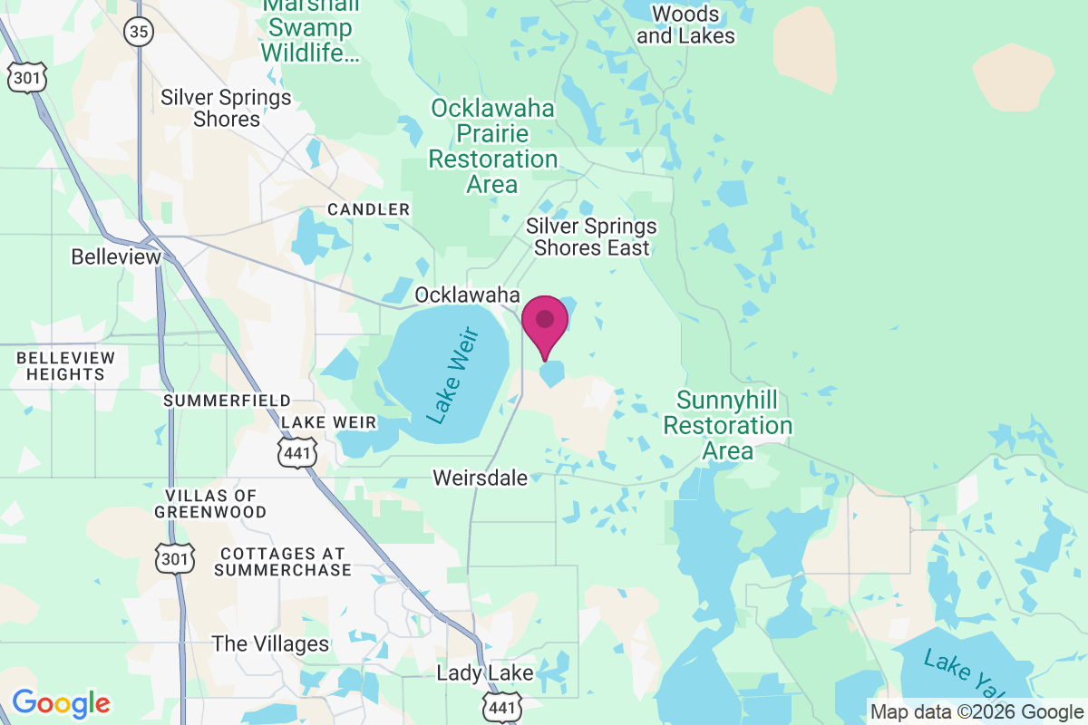 Eastlake Weir map