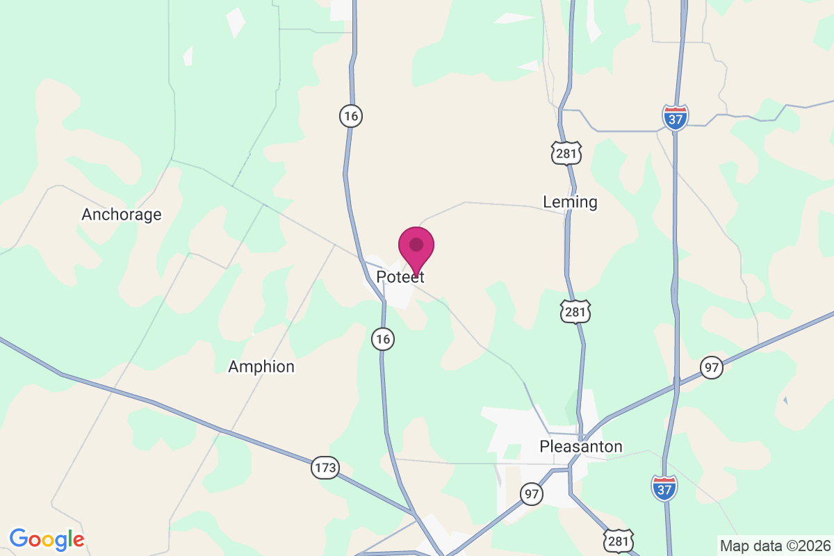 Poteet map