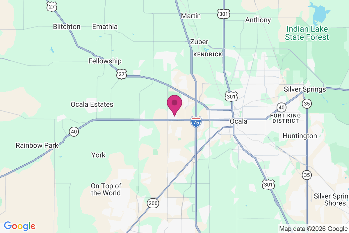 Ocala Ridge map