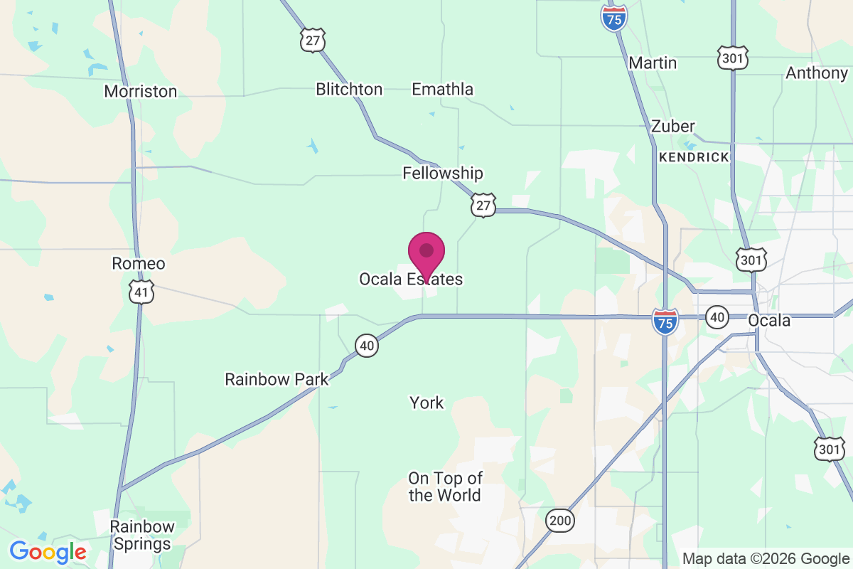 Ocala Estates map