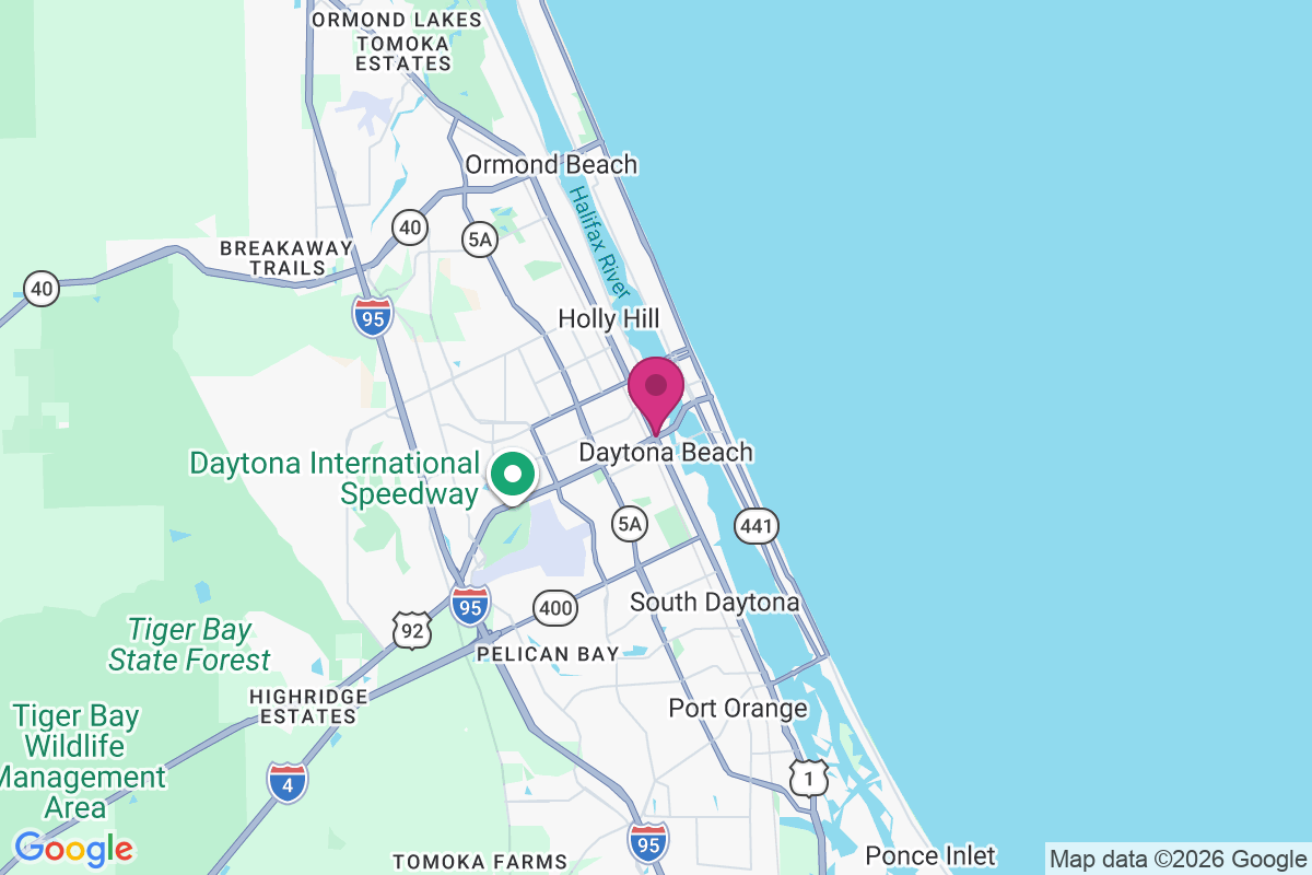 Daytona Beach map