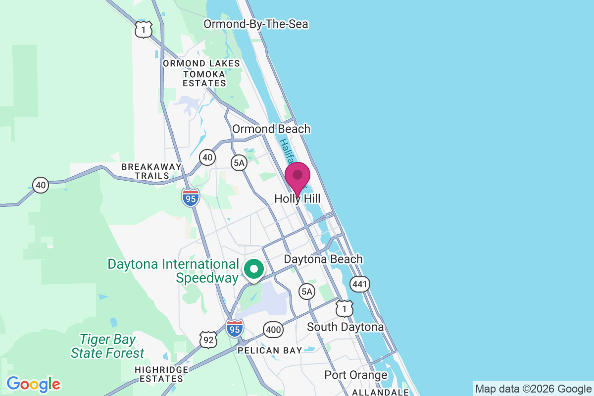 Holly Hill map