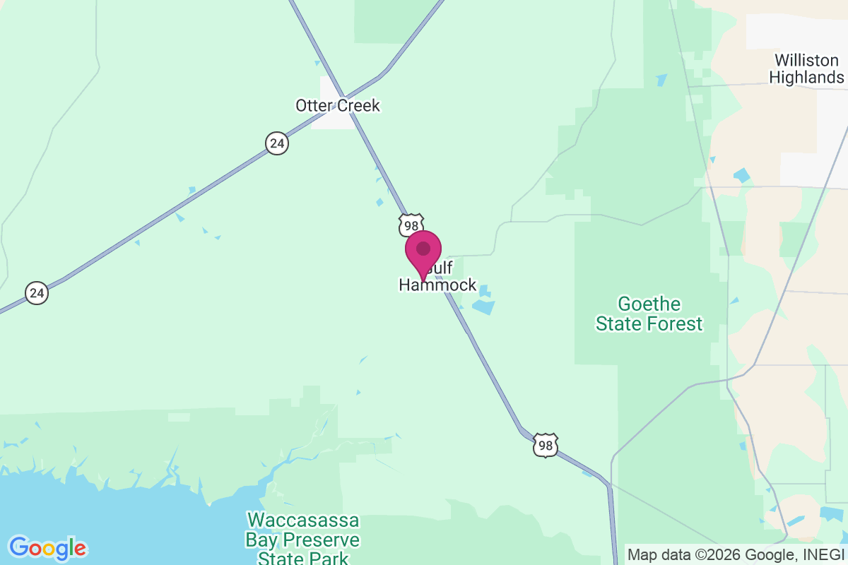 Gulf Hammock map