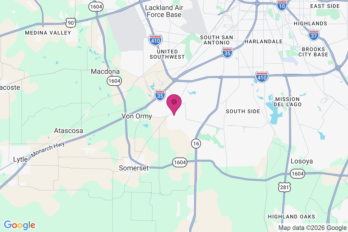 Garza Crossing map