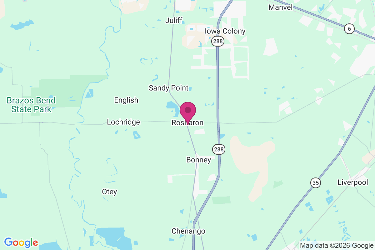Rosharon map