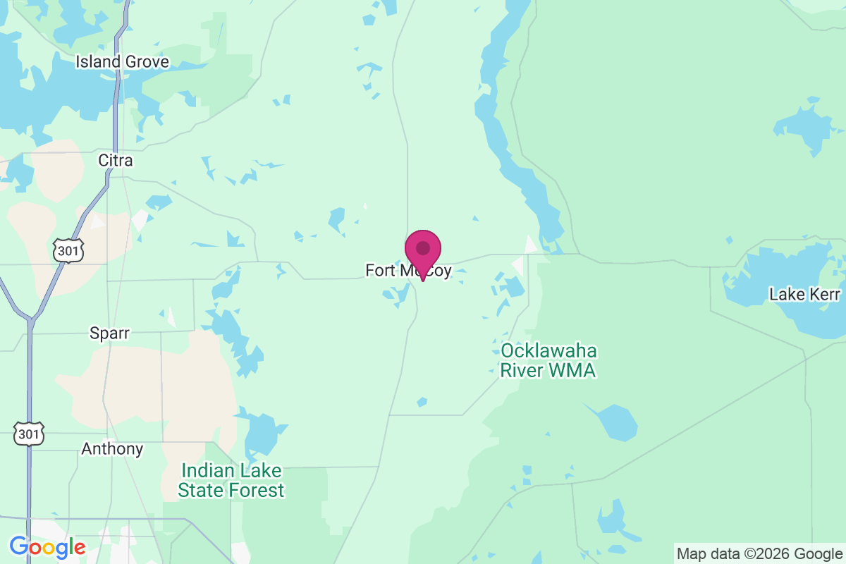 Fort McCoy map