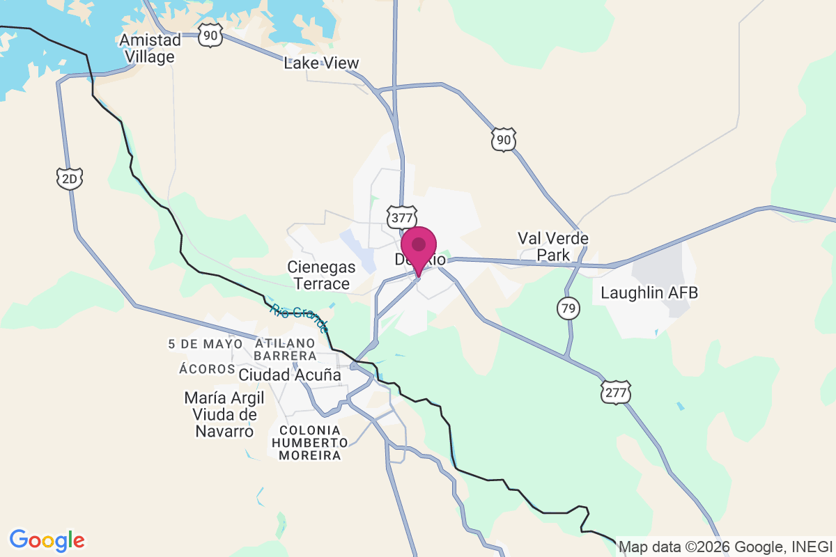Del Rio map