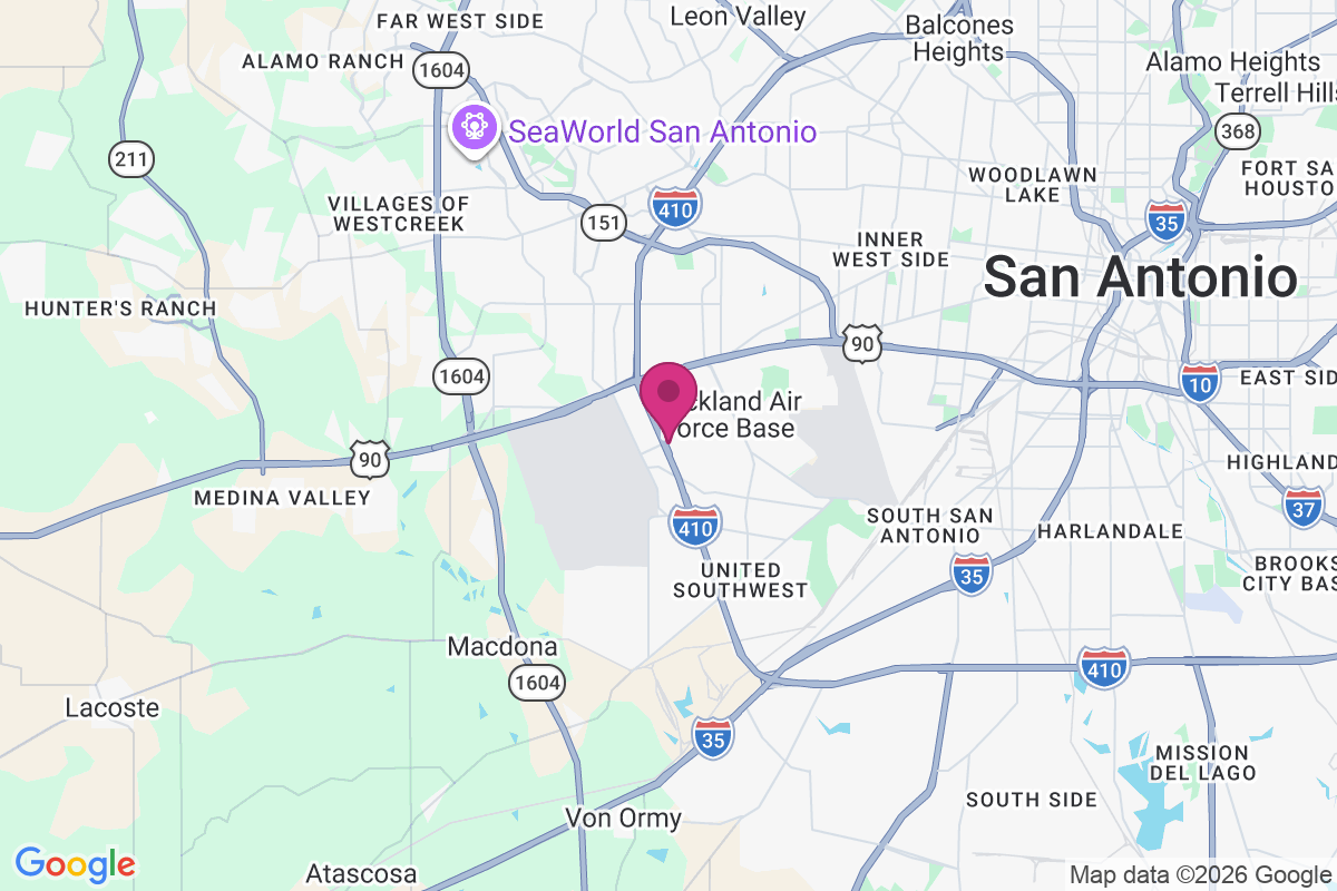 Lackland City map