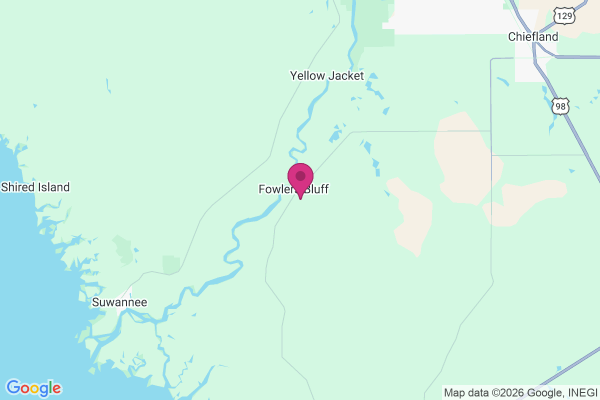 Fowlers Bluff map