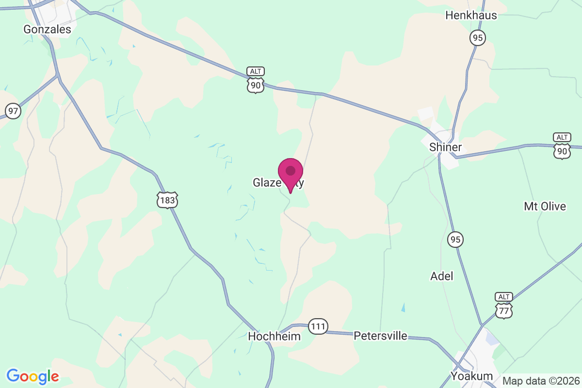 Glaze City map