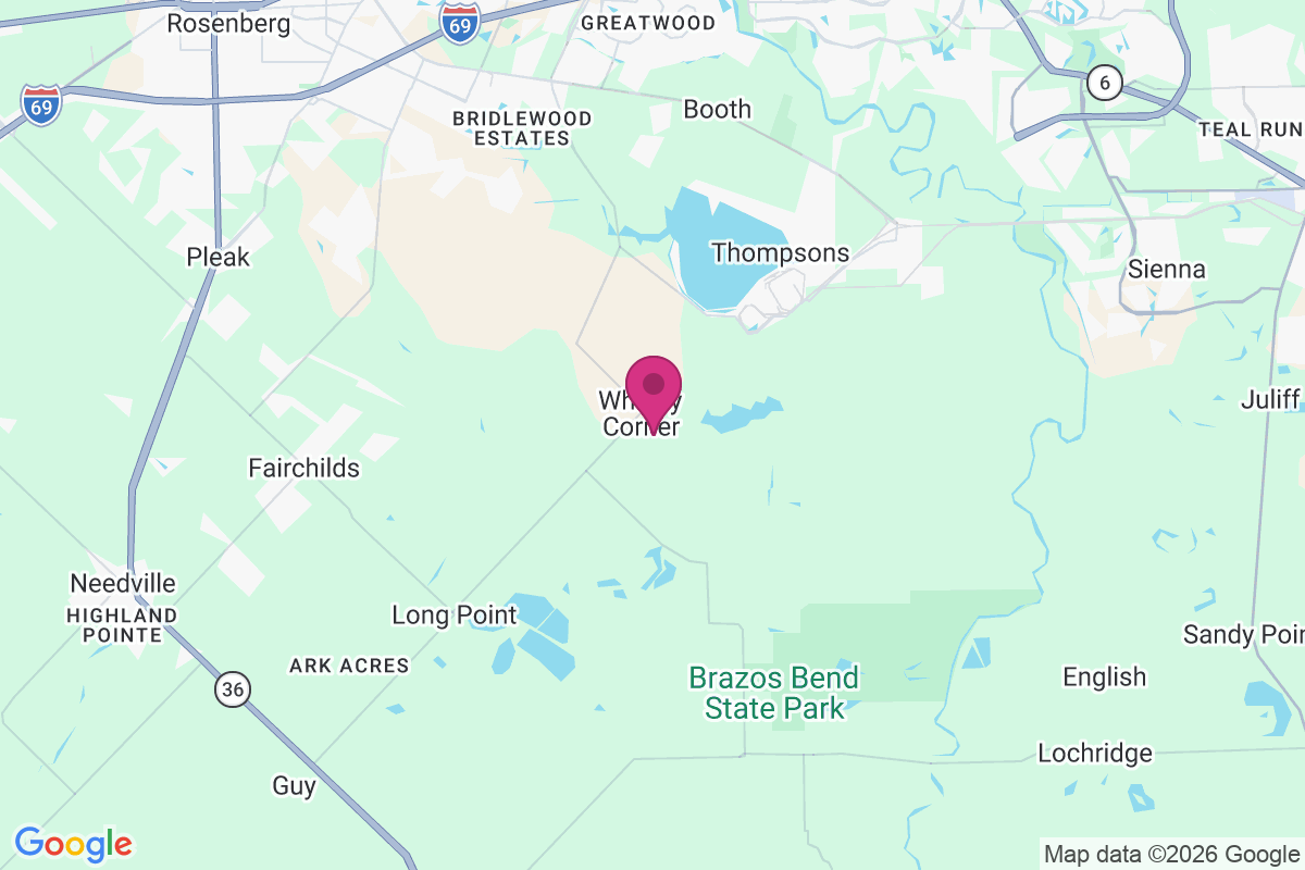 Whaley Corner map