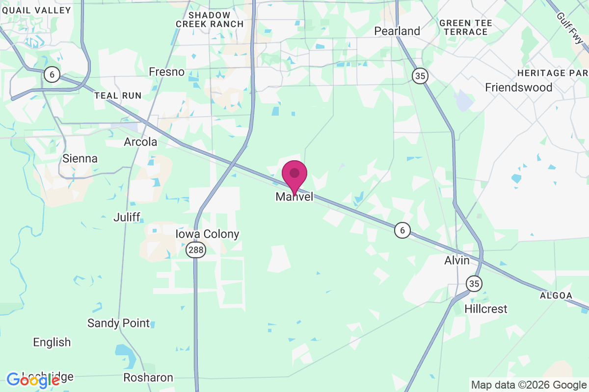 Manvel map