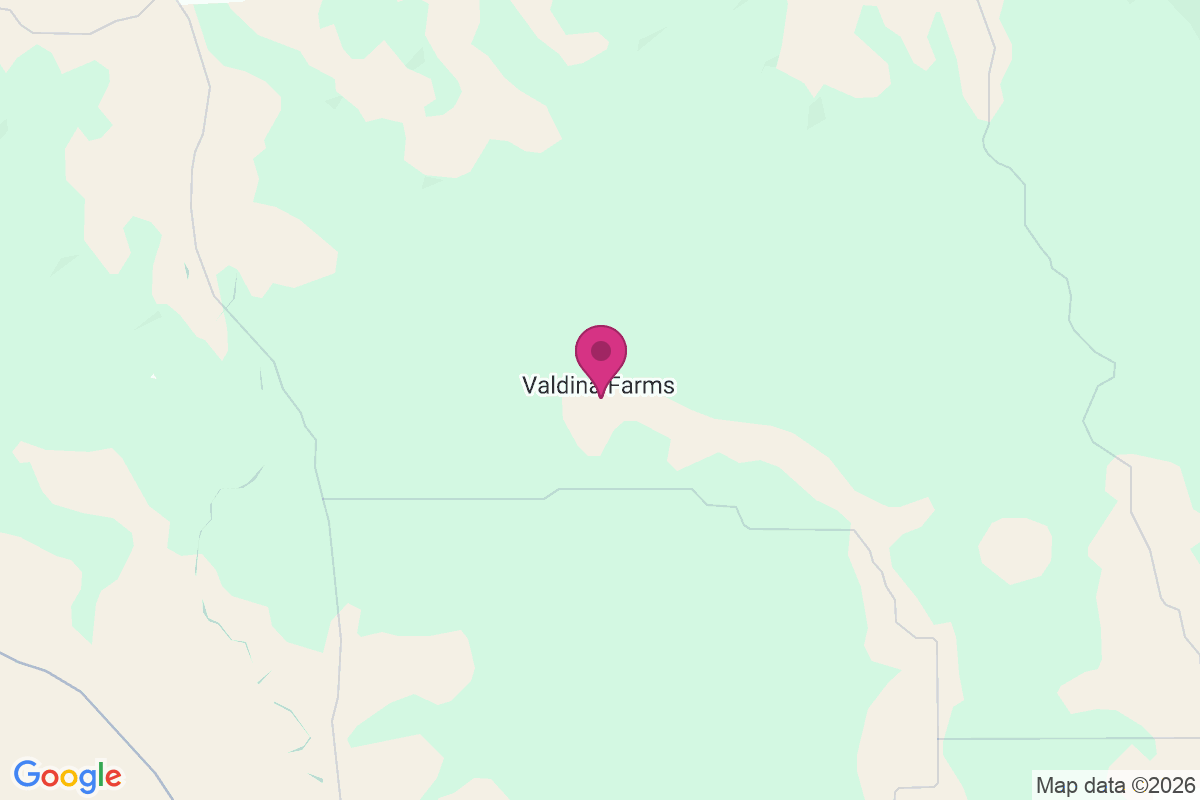 Valdina Farms map