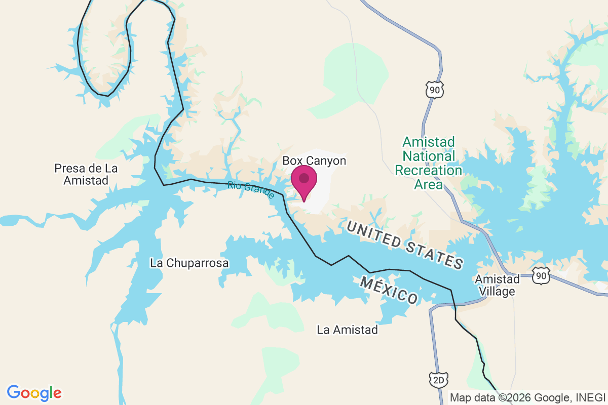 Amistad Acres map