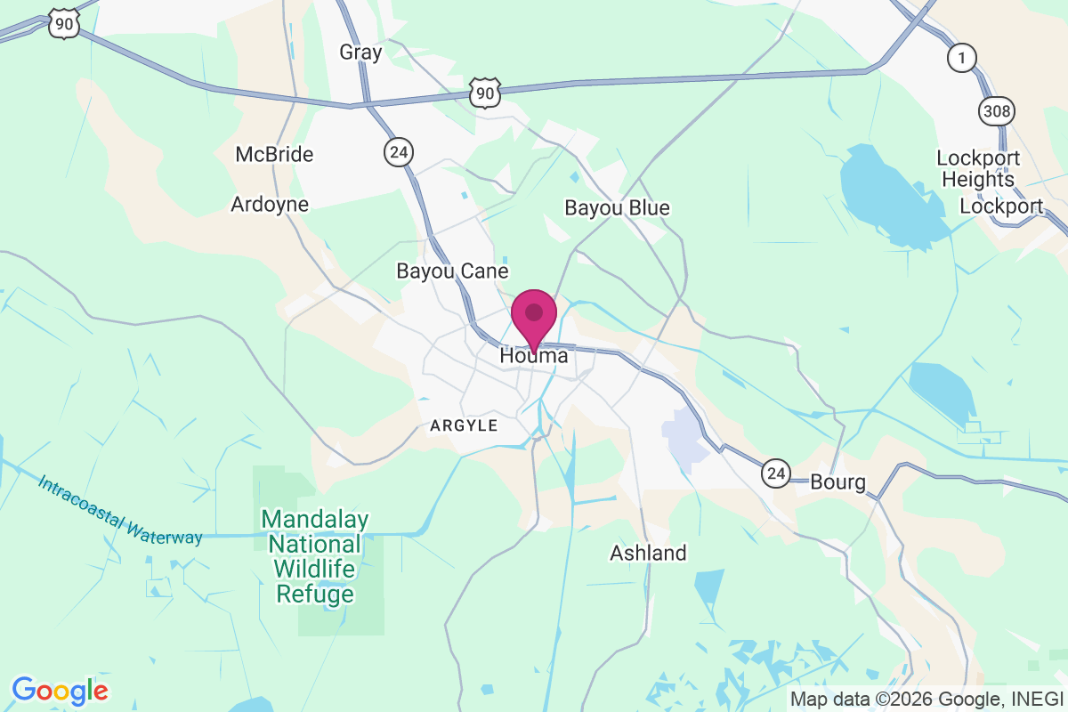 Houma map