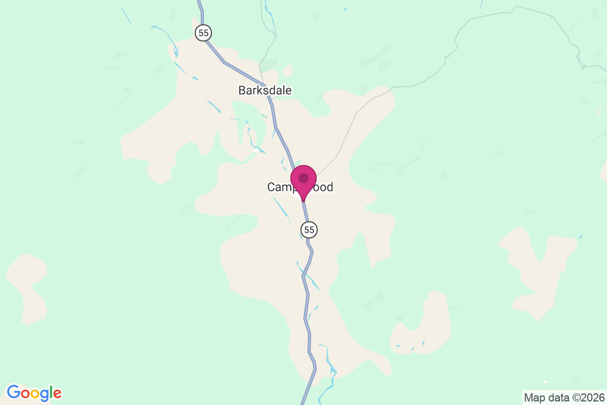 Camp Wood map