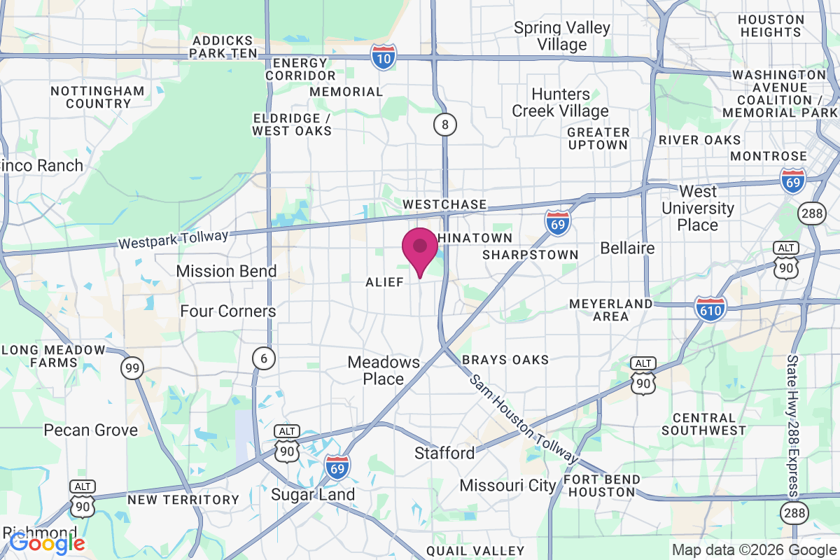 Bellaire West map