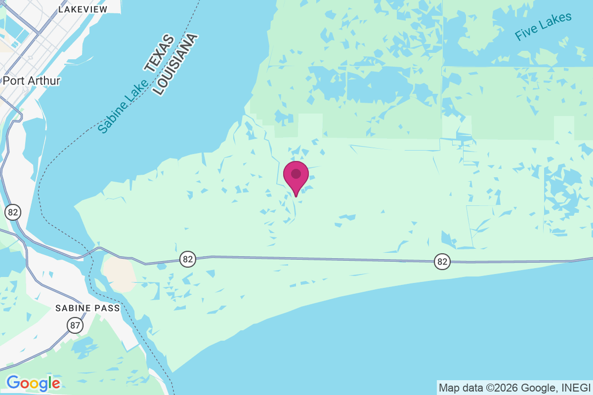 Johnson Bayou Landing map