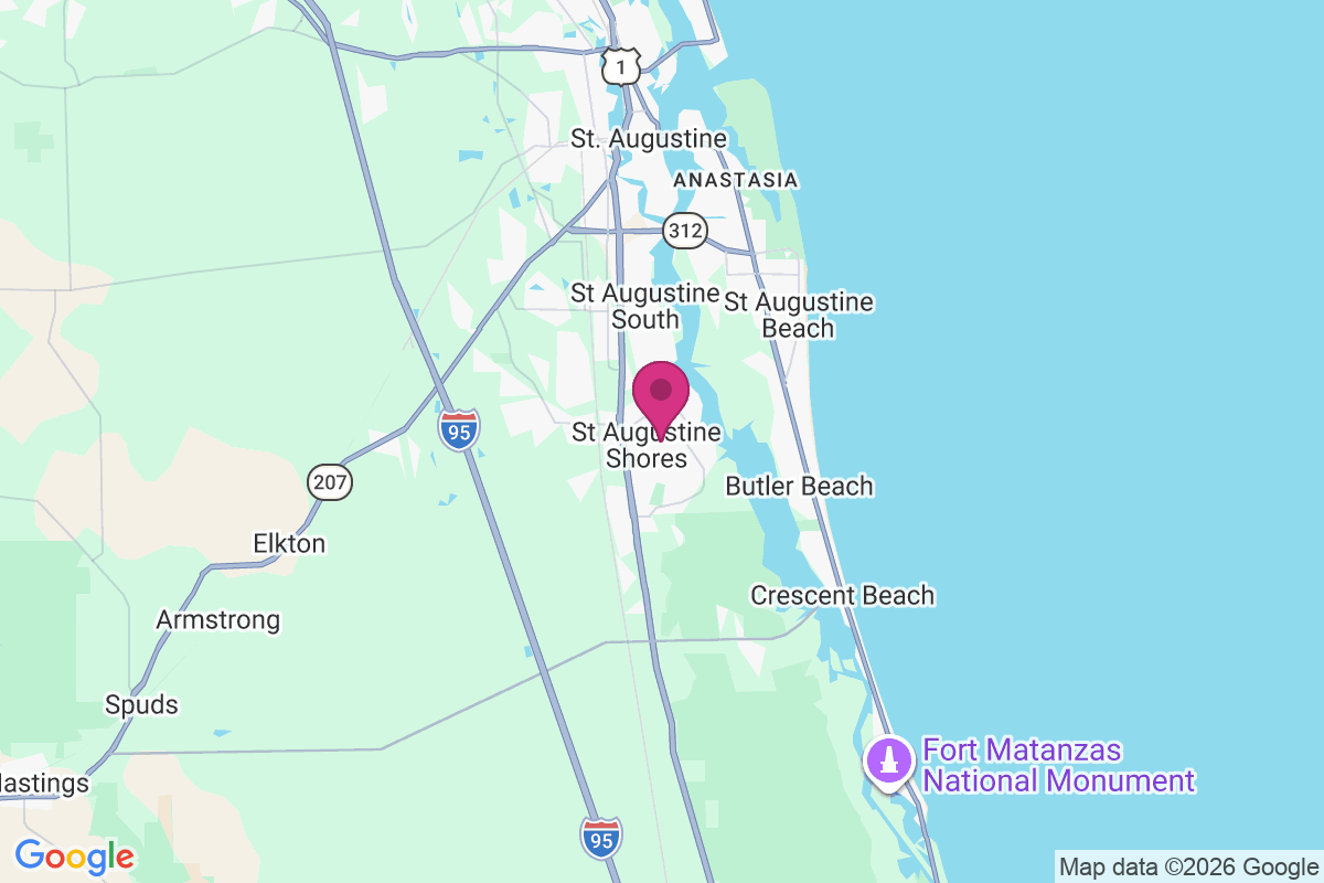Saint Augustine Shores map