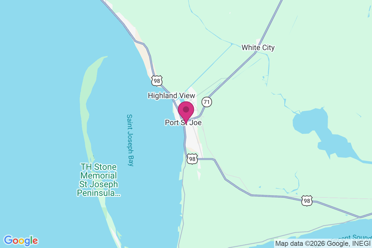 Port Saint Joe map