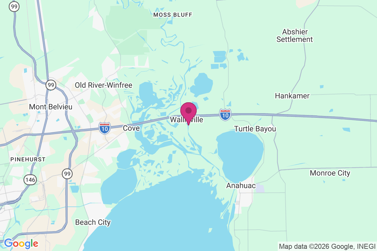 Wallisville map