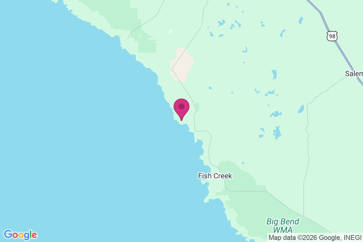 Dekle Beach map