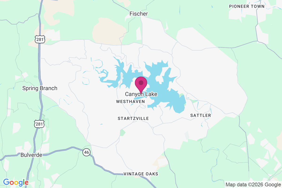 Canyon Lake map