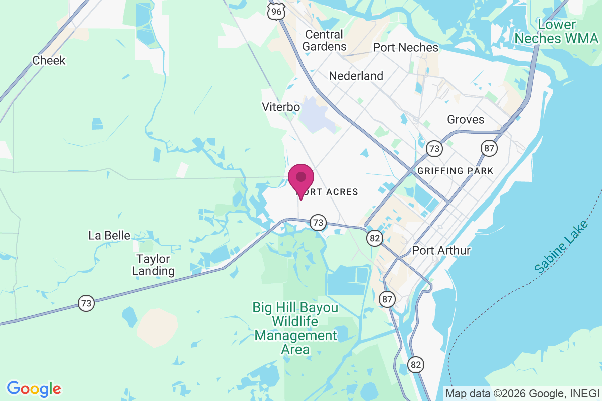 Port Acres map